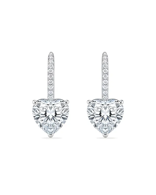 Silver_And_White_Rhodium_Plated_Sterling_Radiant_Heart_Drop_Earrings_For_Women