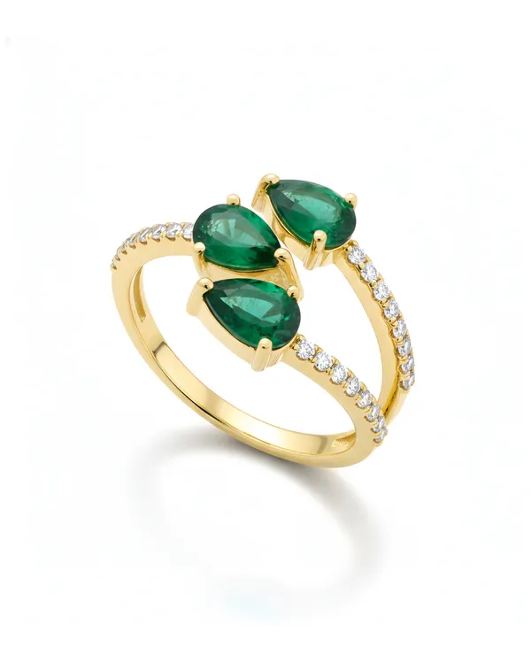 Green_Sterling_Silver_Gold_Plated_Verlyn_Ring_For_Women