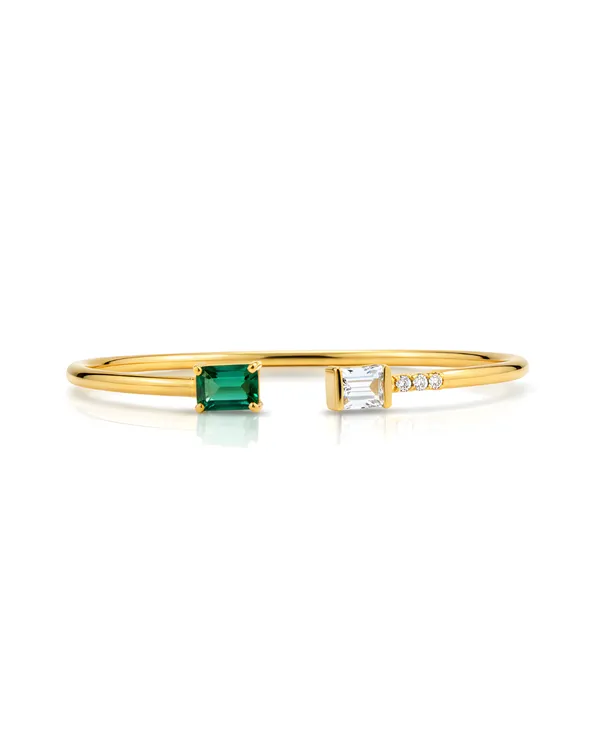 Gold_And_Green_Sterling_Silver_Plated_Viraas_Emerald_Bracelet_For_Women