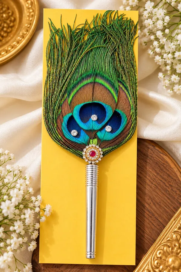 Sterling_Silver_Mor_Pankh_Peacock_Feather_For_Puja_&_Gifting