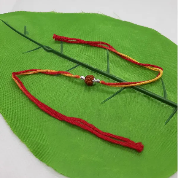 3_Pcs_925_Silver_Rudraksha_Mauli_Wristband_Red_Thread_Rakhi_Combo
