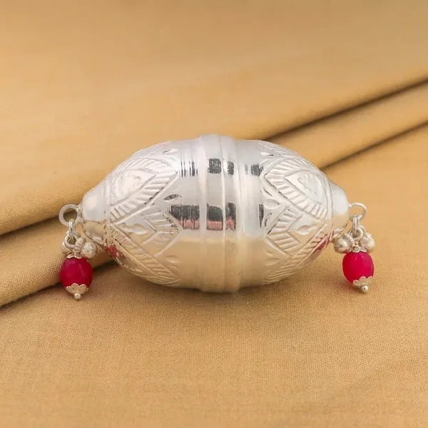 Sterling_Silver_Gorgeous_Design_Coconut_For_Puja_Or_Worshipping,_Silver_Nariyal_7.5_Gm_(5.5*2.5_Cm)