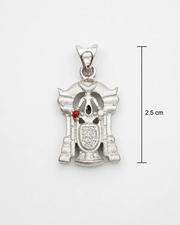 925_Pure_Silver_Lord_Venkateshwara_Triputi_Balaji_Pendent/Locket