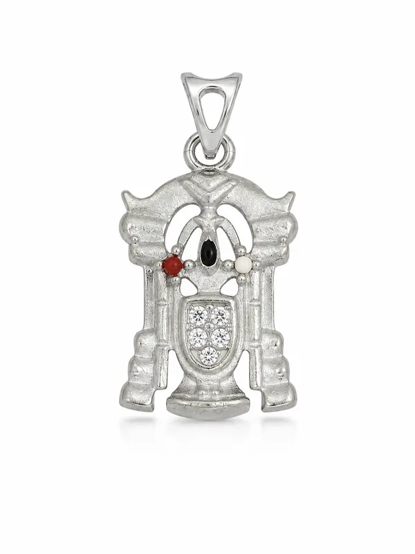 925_Pure_Silver_Lord_Venkateshwara_Triputi_Balaji_Pendent/Locket