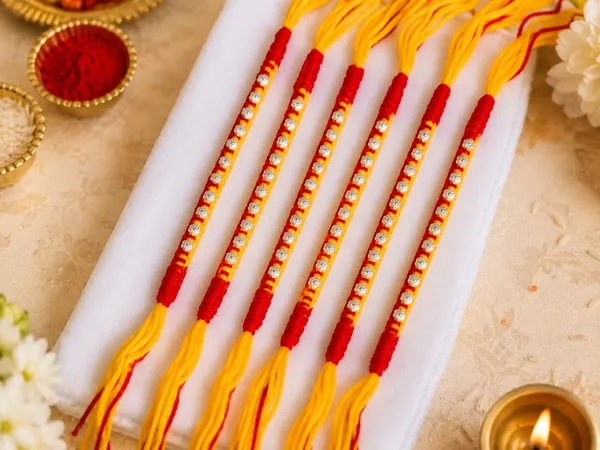 Pack_of_6-_Silver_Buds_Floral_Dora_Rakhi