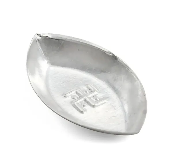 Silver_Boat/Chandi_Ki_Naav_With_Swastik_Embedded_~_Pooja_Items/Used_In_Pooja_Rituals