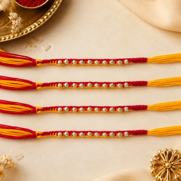 Silver_Buds_Floral_Dora_Rakhi_(Pack_of_4_Rakhi)