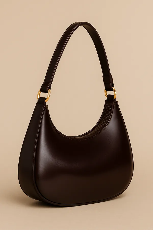 Black_&_Brown_Pu_Leather_Sling_Bag_For_Women