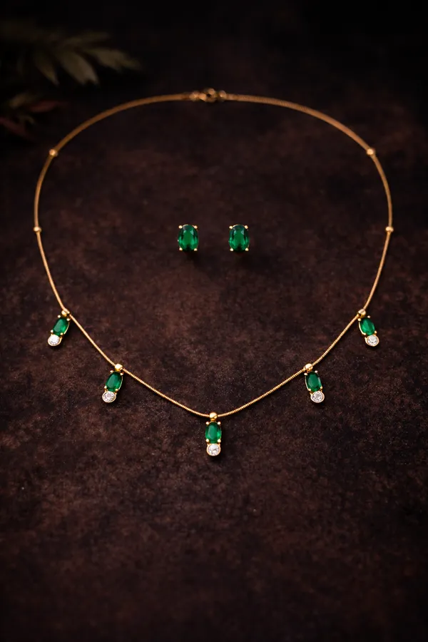 Ahaana_18K_Gold_Plated_Anti_Tarnish_Necklace_Set_For_Women