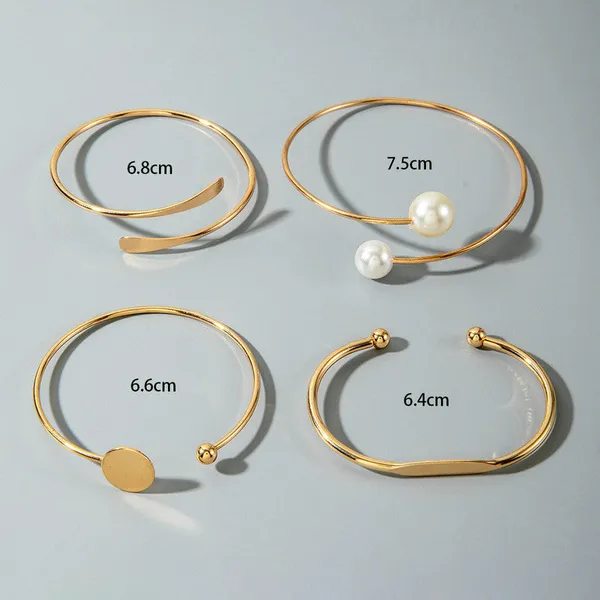Bhavya_Gold_Plated_Love_Cuff_Bracelet_Stack_For_Women