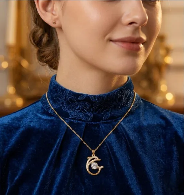Leher_18K_Gold_Plated_Anti_Tarnish_Dolphin_Pendant_Necklace_For_Women