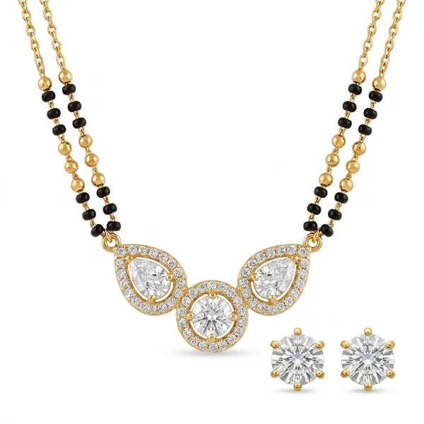Pratibha_18K_Gold_Plated_Anti-Tarnish_Mangalsutra_with_Solitaire_Diamond_Studs_Set_For_Women