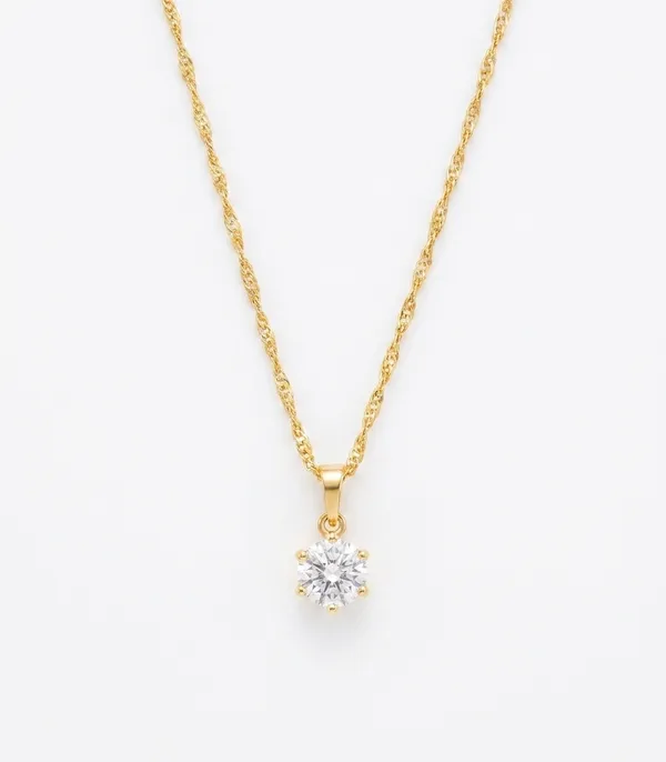 Ishaa_18K_Gold_Plated_Anti_Tarnish_Solitaire_Pendant_Necklace_For_Women