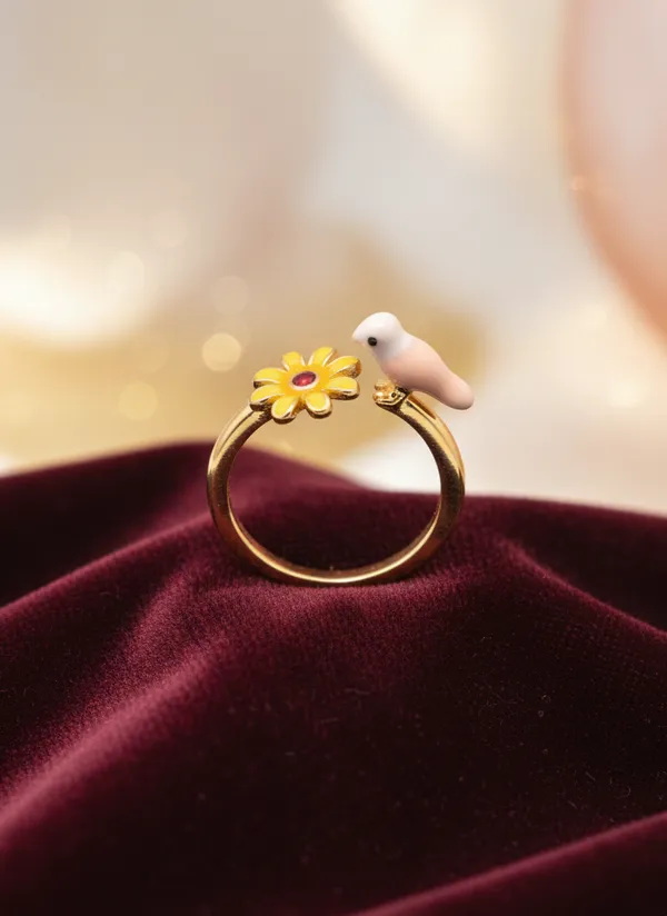 Keshvi_18K_Gold_Plated_Anti_Tarnish_Ring_For_Women