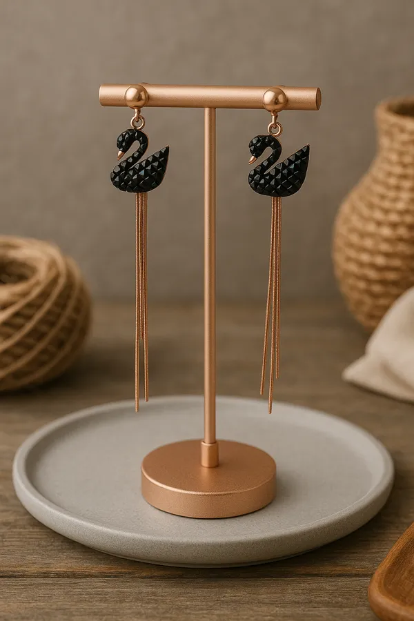 Aaruni_18K_Rose_Gold_Plated_Anti_Tarnish_Earring_For_Women