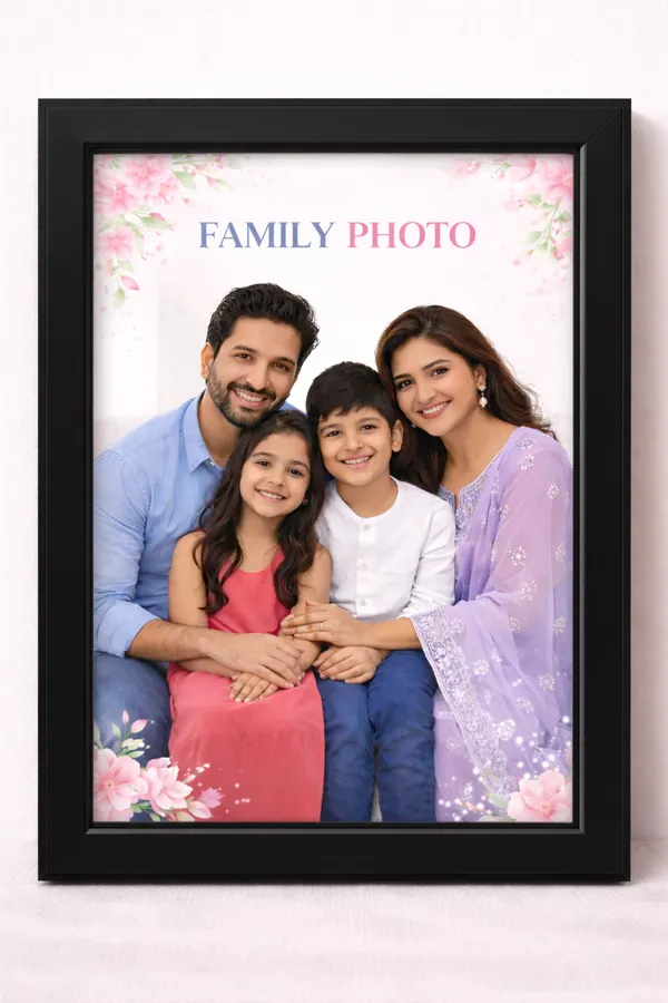 Black_Customize_Photo_Frame_6_Inch_*8_Inch_For_Wall_Decor