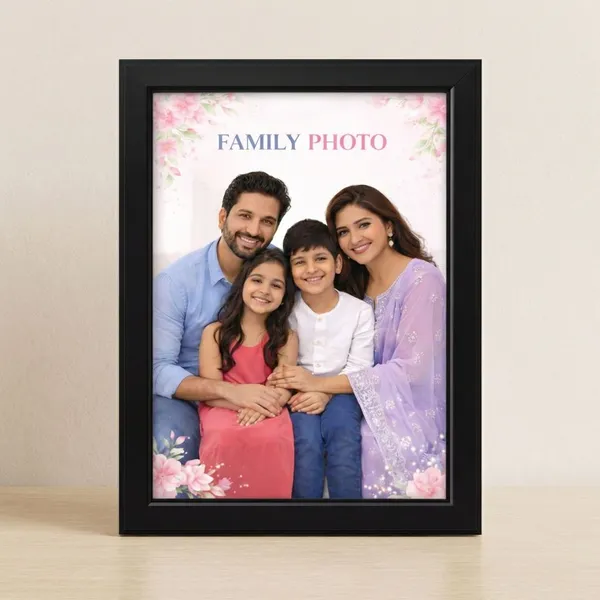 Black_Customize_Photo_Frame_6_Inch_*8_Inch_For_Wall_Decor