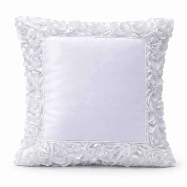 White_Rose_Petal_Pillow_With_Zip_Bag_White_Zip_Bag_15*15_For_Romantic_Gift_And_Decor