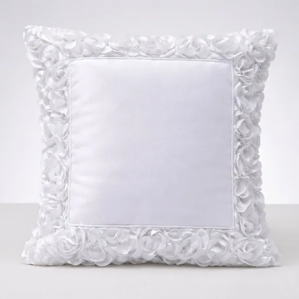 White_Rose_Petal_Pillow_With_Zip_Bag_White_Zip_Bag_15*15_For_Romantic_Gift_And_Decor