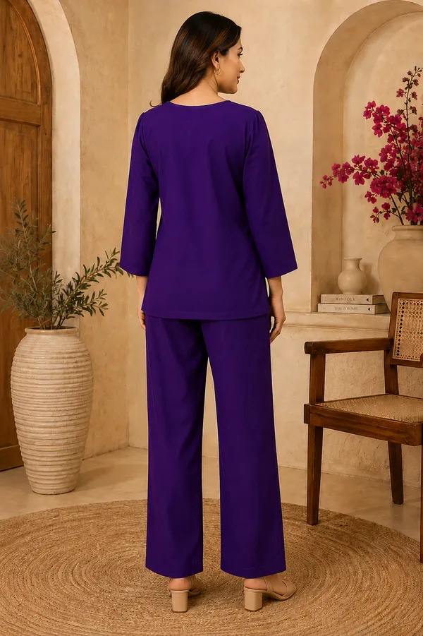 Women's_Purple_Roman_Embellished_Border_Top