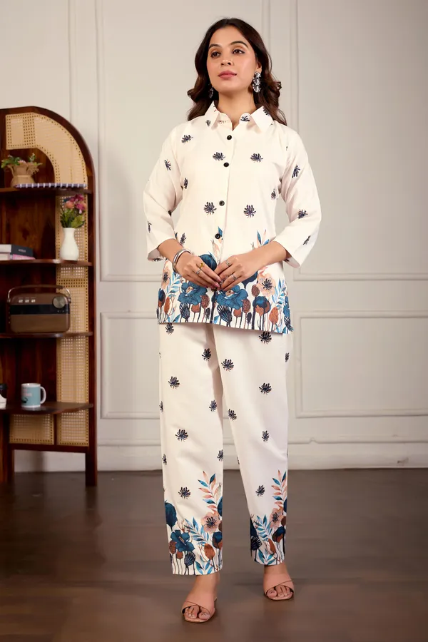 Cream_Floral_Printed_Rayon_Co-ord_Set_for_Women