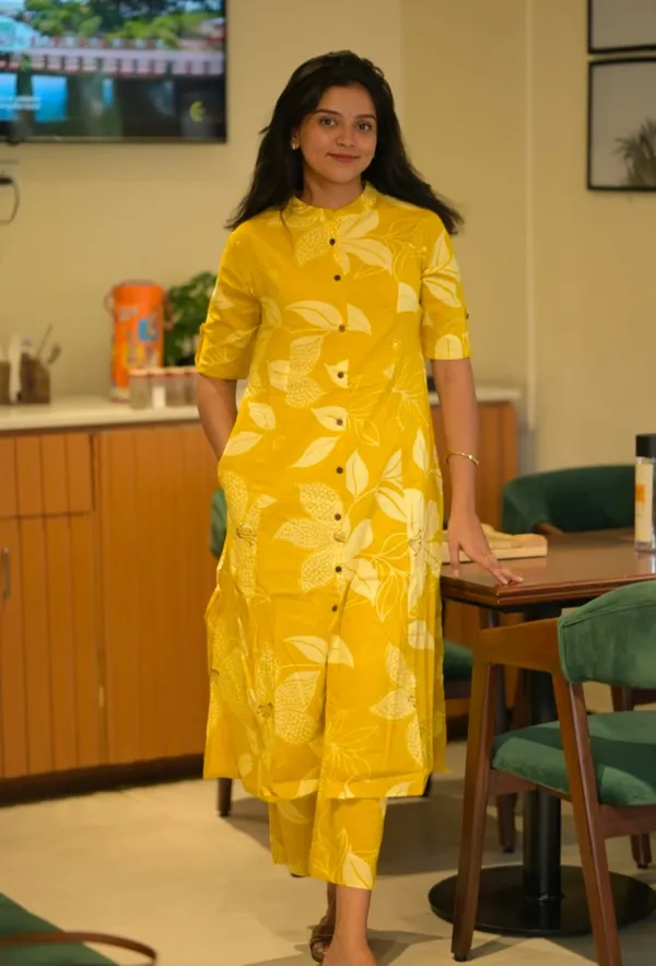 Yellow_Poly_Rayon_Co_Ord_Set_For_Women