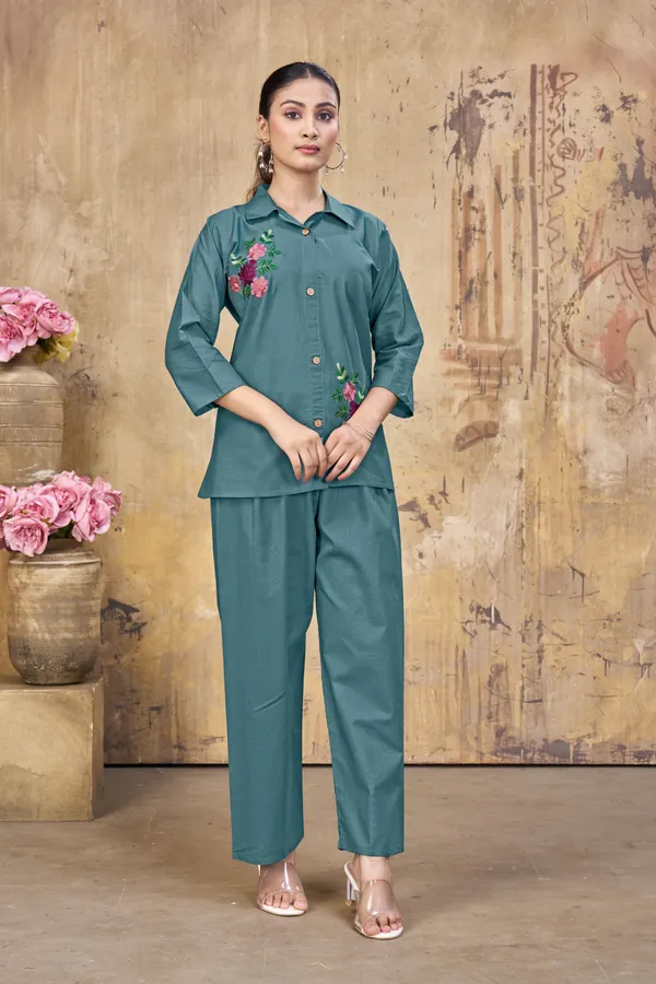 Sage_Green_Dhabu_Cotton_Co_Ord_Set_For_Women