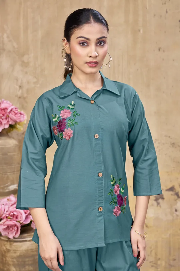 Sage_Green_Dhabu_Cotton_Co_Ord_Set_For_Women