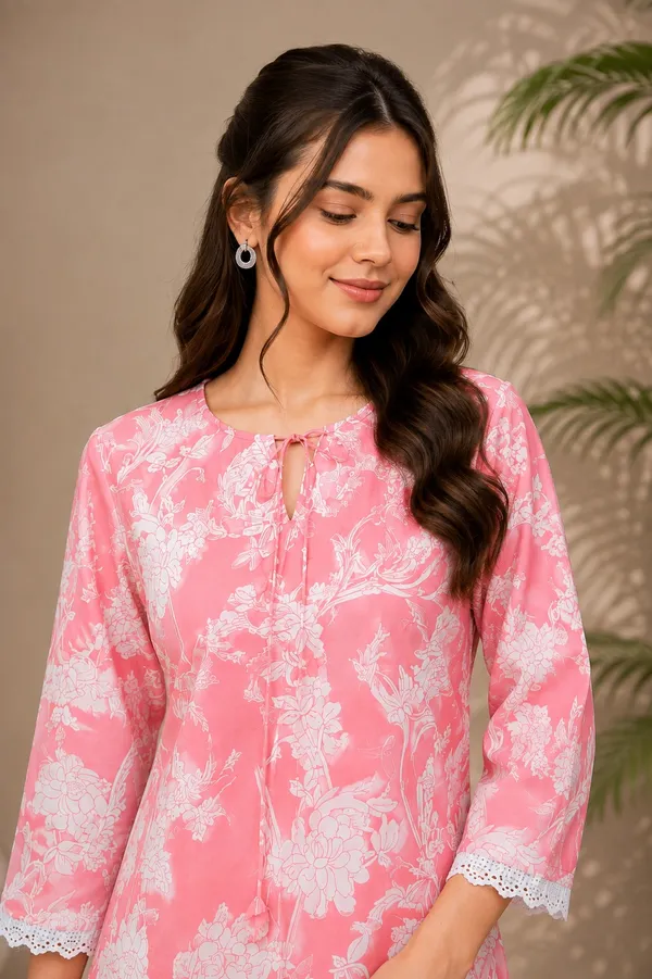 Women's_Pink_Floral_Printed_Rayon_Top