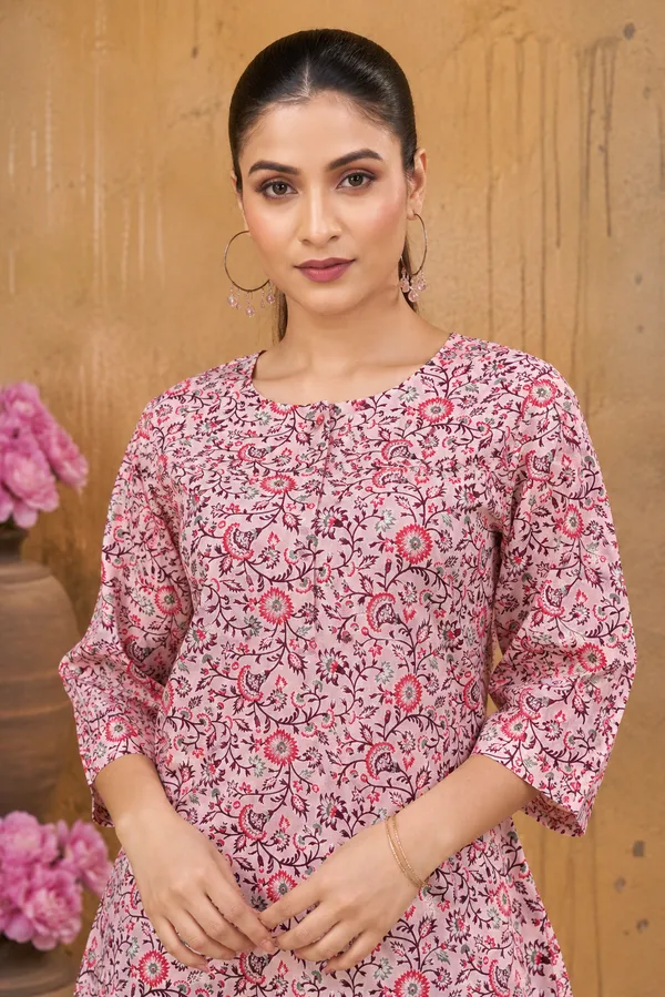 Women’s_Pink_Floral_Printed_Top