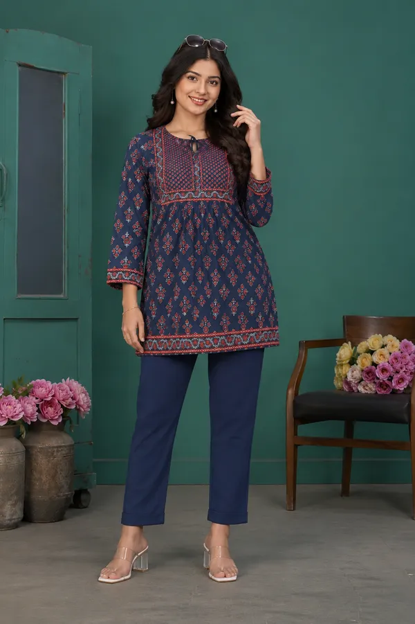 Women’s_Printed_Navy_Blue_Co-ord_Set