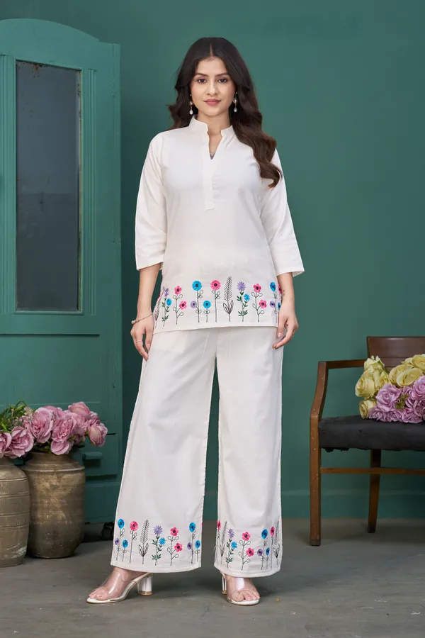 Off_White_Khadi_Cotton_Co_Ord_Set_For_Women