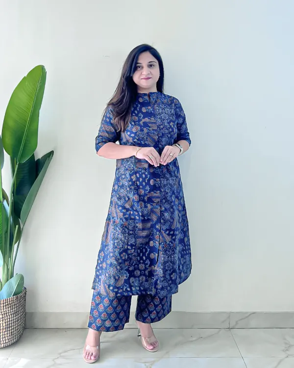 Navy_Blue_Poly_Rayon_Co_Ord_Set_For_Women