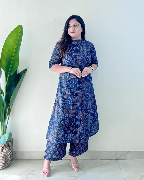 Navy_Blue_Poly_Rayon_Co_Ord_Set_For_Women