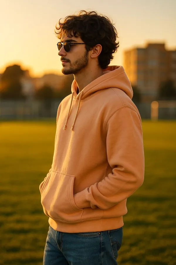 Beiege_Solid_Fleece_Full_Sleeve_Hooded_Neck_Sweatshirt_For_Men