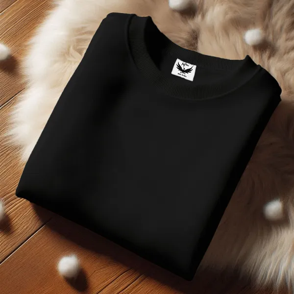 Black_Solid_Fleece_Full_Sleeve_Round_Neck_Sweatshirt_For_Men