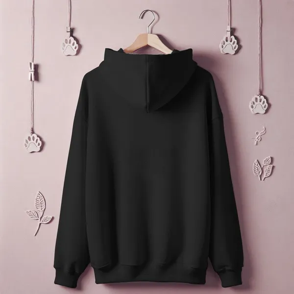 Black_Solid_Fleece_Full_Sleeve_Hooded_Neck_Sweatshirt_For_Men