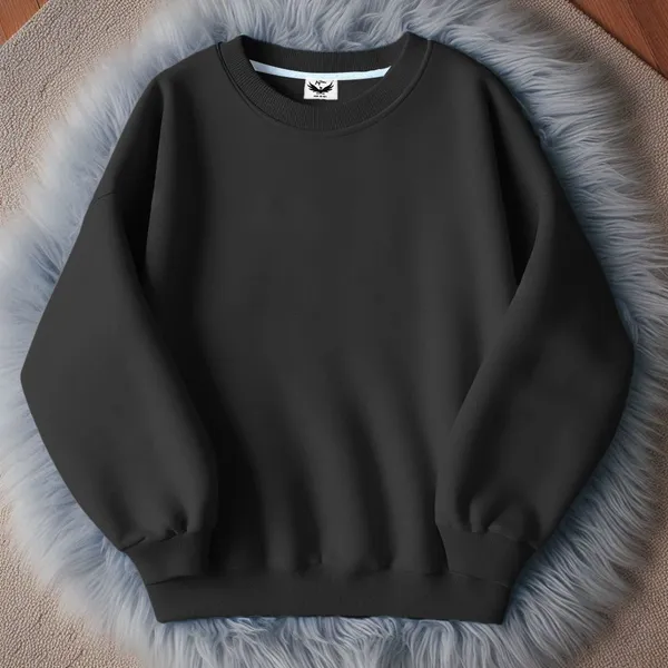 Black_Solid_Fleece_Full_Sleeve_Round_Neck_Sweatshirt_For_Men