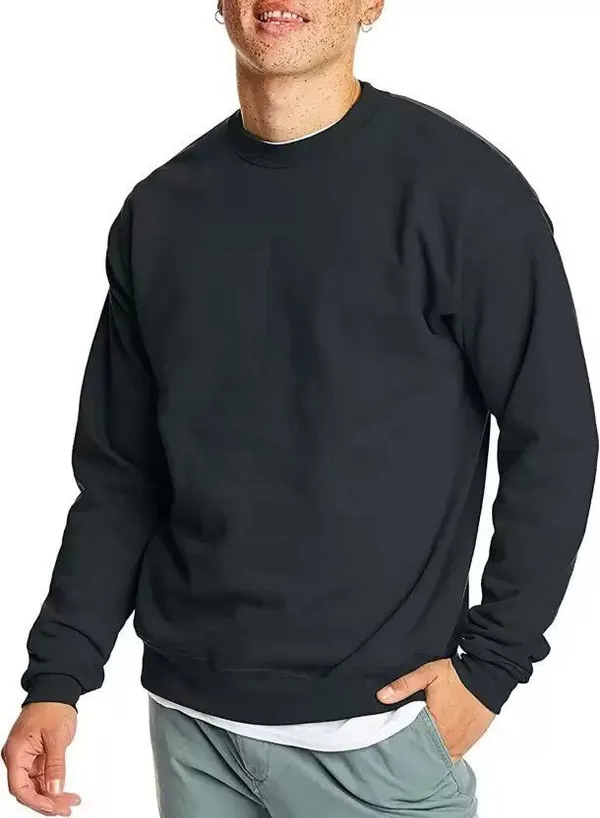 Black_Solid_Fleece_Blend_Full_Sleeve_Round_Neck_Sweatshirt_For_Men