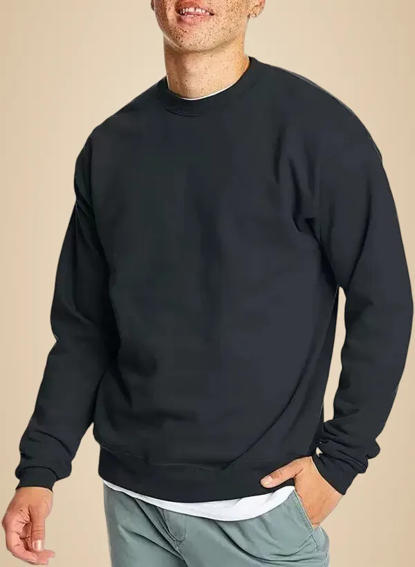 Black_Solid_Fleece_Blend_Full_Sleeve_Round_Neck_Sweatshirt_For_Men