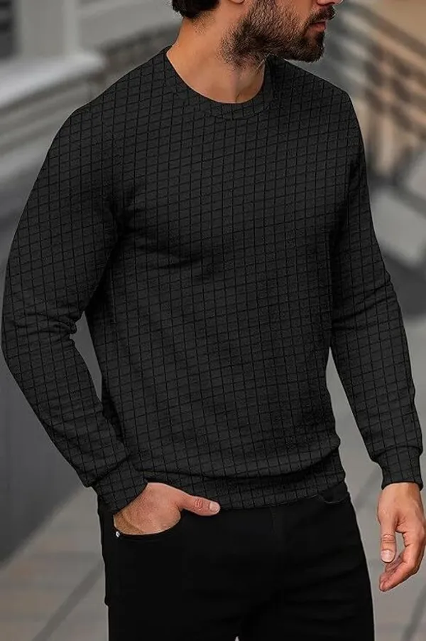 Black_Self_Design_Cotton_Blend_Full_Sleeve_Crew_Neck_Sweatshirt_For_Men