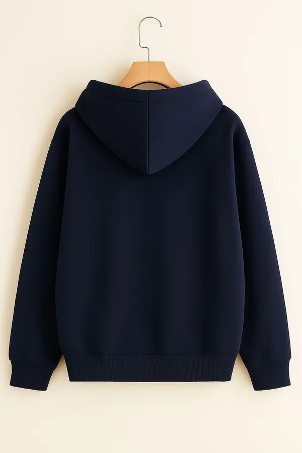 Blue_Solid_Fleece_Full_Sleeve_Hooded_Neck_Sweatshirt_For_Men