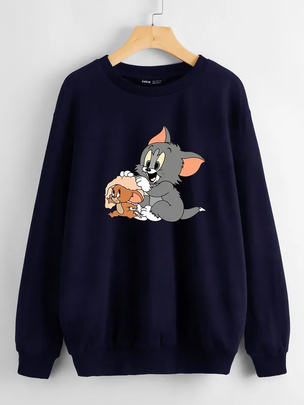 Blue_Graphic_Print_Fleece_Full_Sleeve_Round_Neck_Sweatshirt_For_Men_&_Women