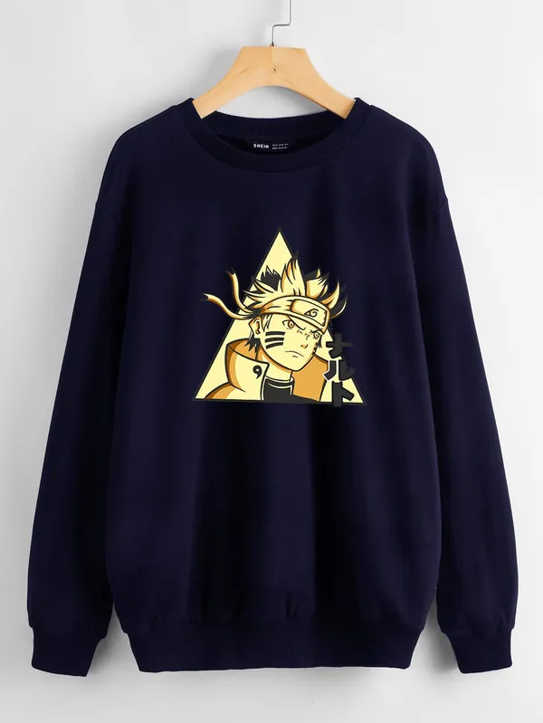 Blue_Graphic_Print_Fleece_Full_Sleeve_Round_Neck_Sweatshirt_For_Men