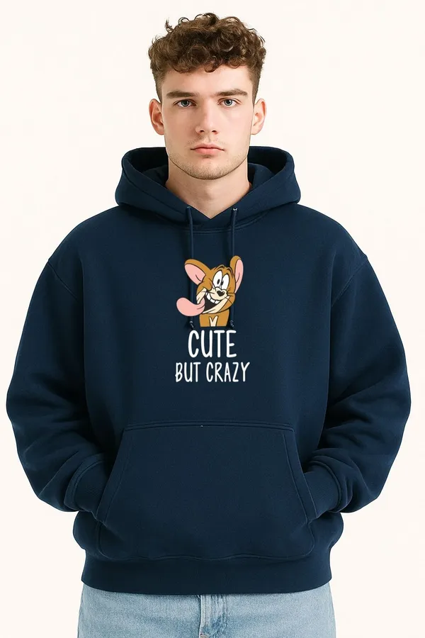 Blue_Printed_Fleece_Full_Sleeve_Hooded_Neck_Sweatshirt_For_Men