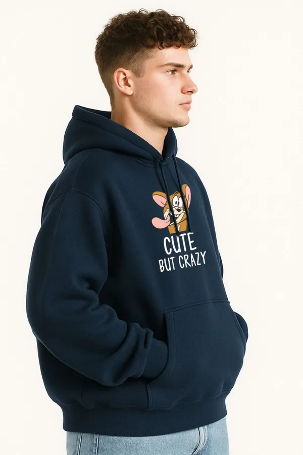 Blue_Printed_Fleece_Full_Sleeve_Hooded_Neck_Sweatshirt_For_Men