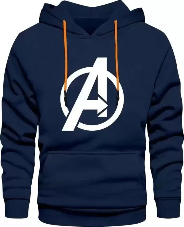 Blue_Printed_Fleece_Full_Sleeve_Hooded_Neck_Sweatshirt_For_Men