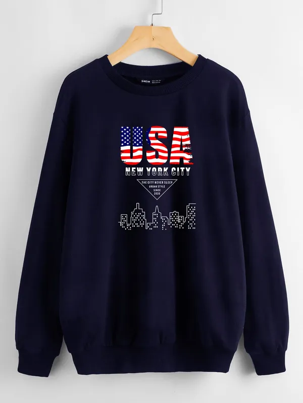 Black_Graphic_Print_Fleece_Full_Sleeve_Round_Neck_Sweatshirt_For_Men