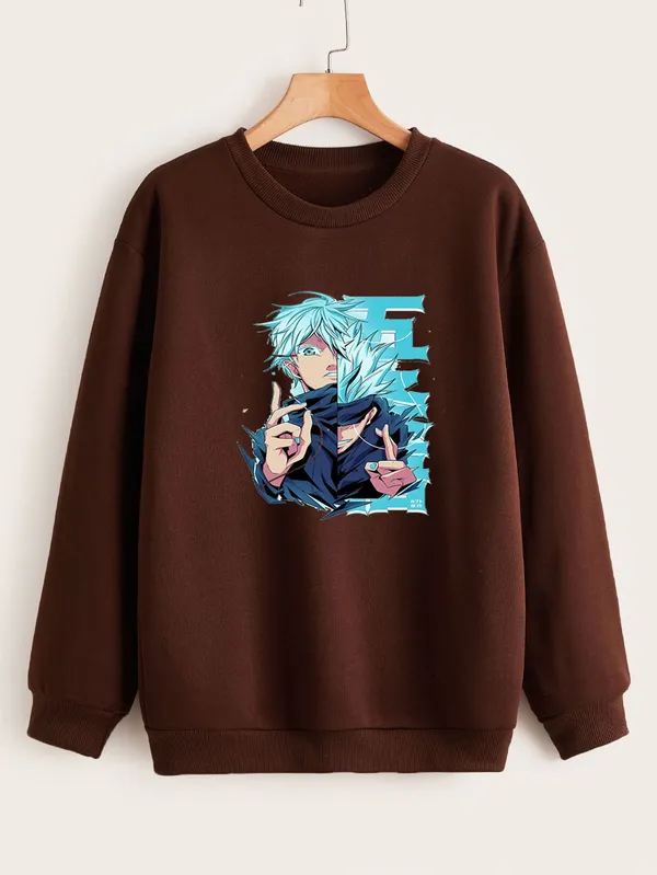 Brown_Printed_Fleece_Full_Sleeve_Round_Neck_Sweatshirt_For_Men