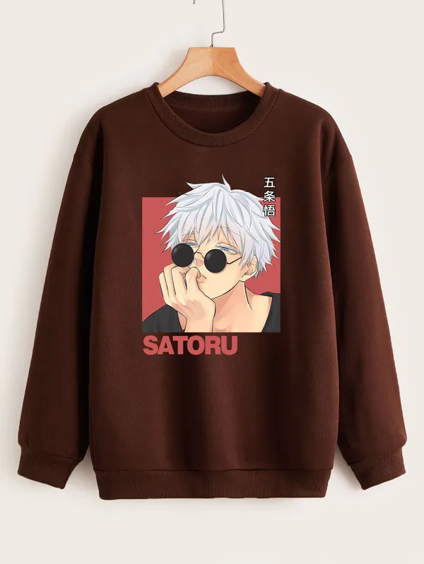 Brown_Printed_Fleece_Full_Sleeve_Round_Neck_Sweatshirt_For_Men